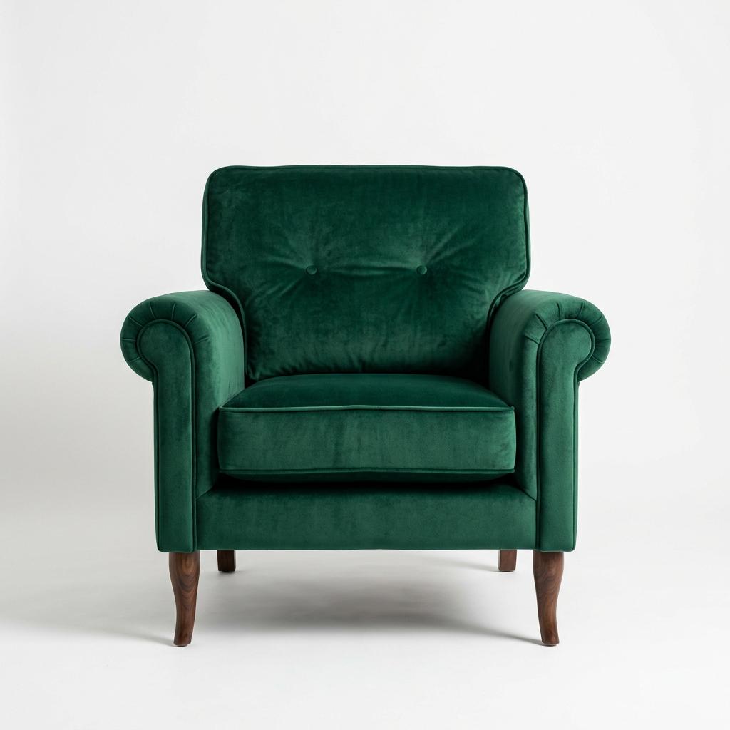 Ellijay Velvet Upholstered Armchair