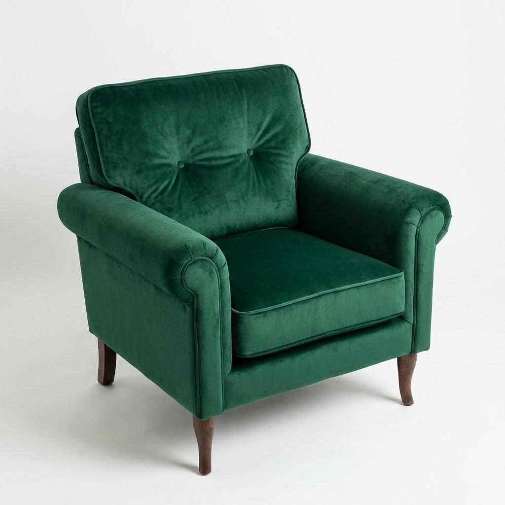 Ellijay Velvet Upholstered Armchair