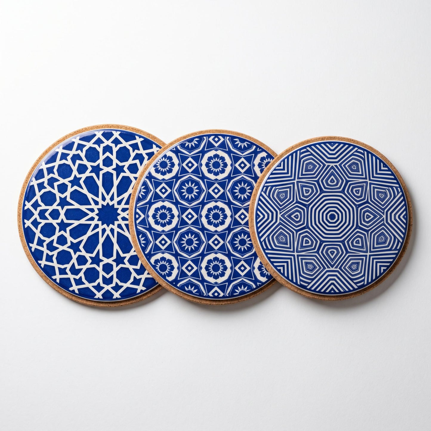 Cork Back Trivet Set